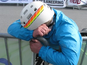 Tired after finishing the "race" Nordsjørittet   2010-06-12